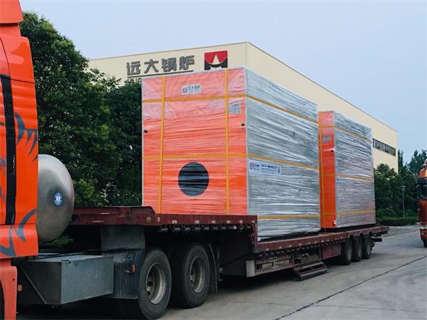 2臺0.7MW燃氣真空熱水鍋爐發往云南