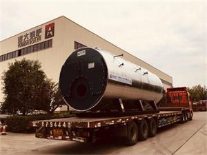 WNS型10噸燃氣蒸汽鍋爐發往廣東珠海